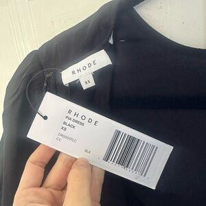 RHODE Black Pia Dress XS